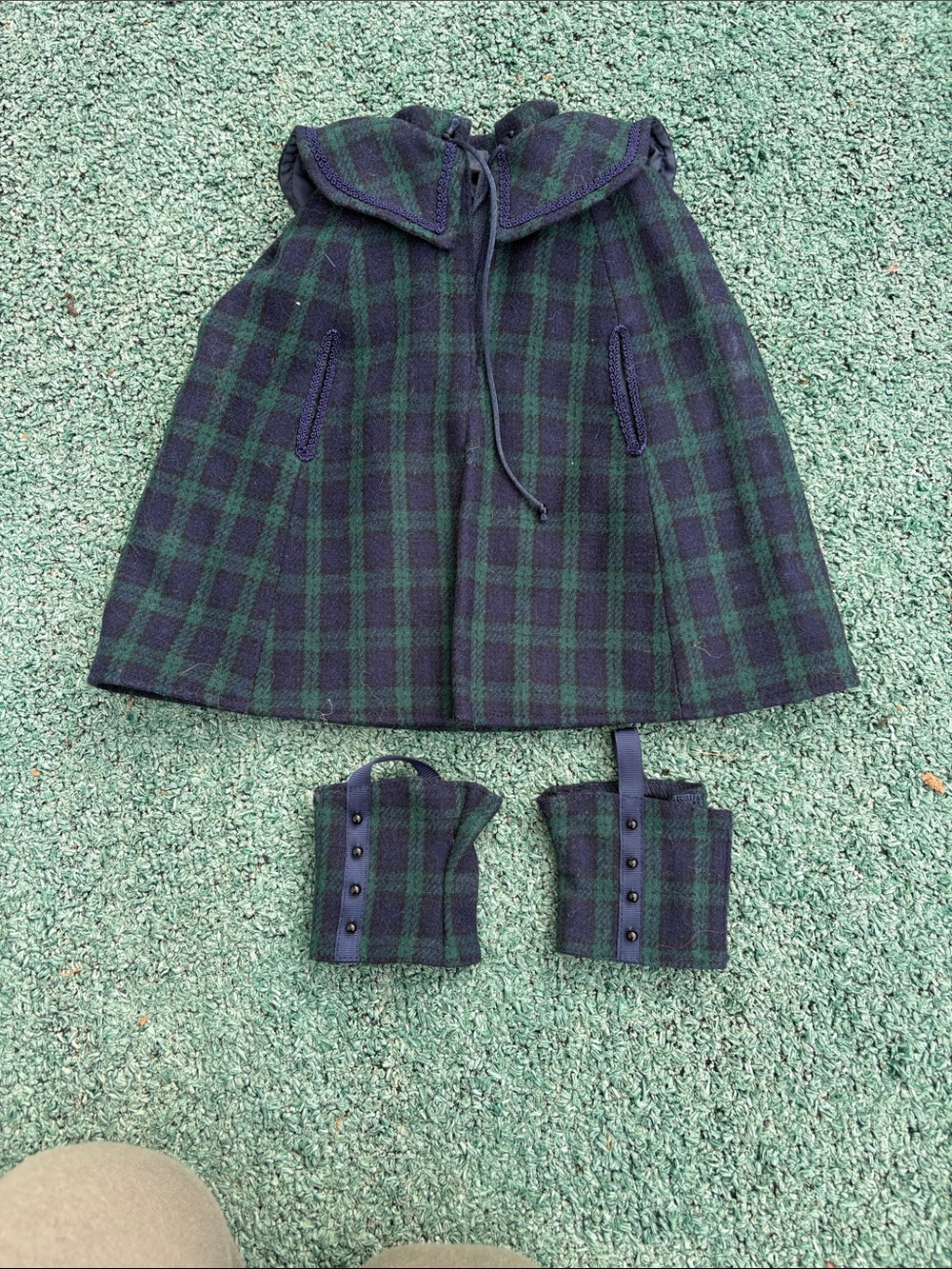 American Girl Samantha Plaid Coat